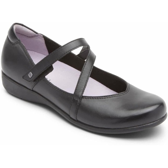 Aravon - Women's Abbey Z-Strap Black Mary Jane  size 8 Comfortable Casual - Picture 1 of 12
